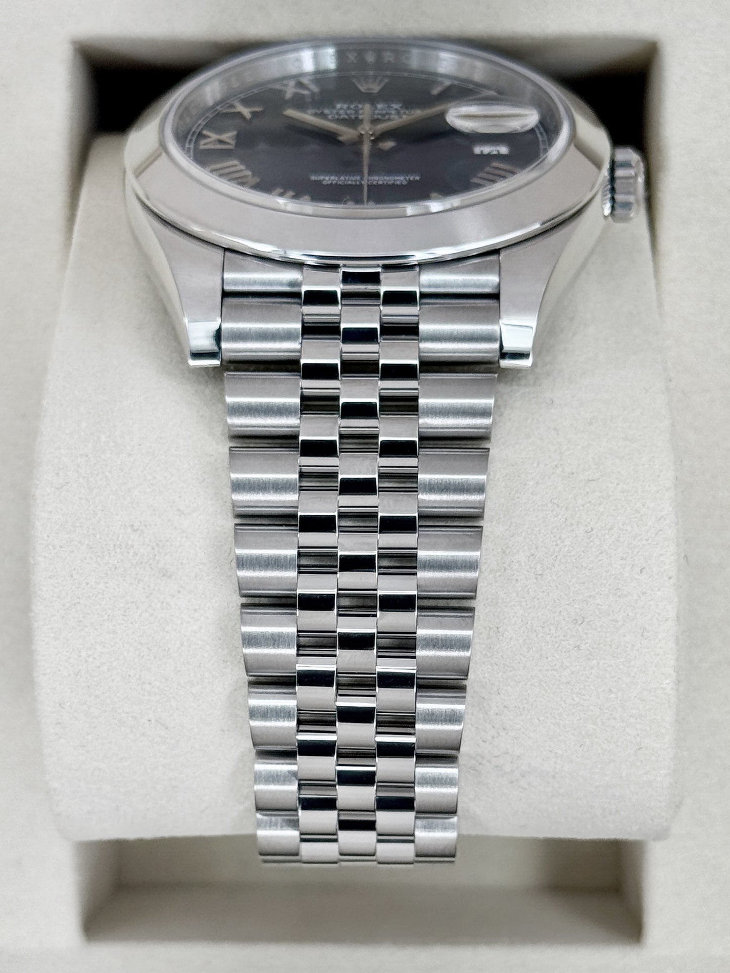 NEW 2026 Rolex Datejust 41mm 126300 Stainless Steel Jubilee Blue Roman Numeral Dial