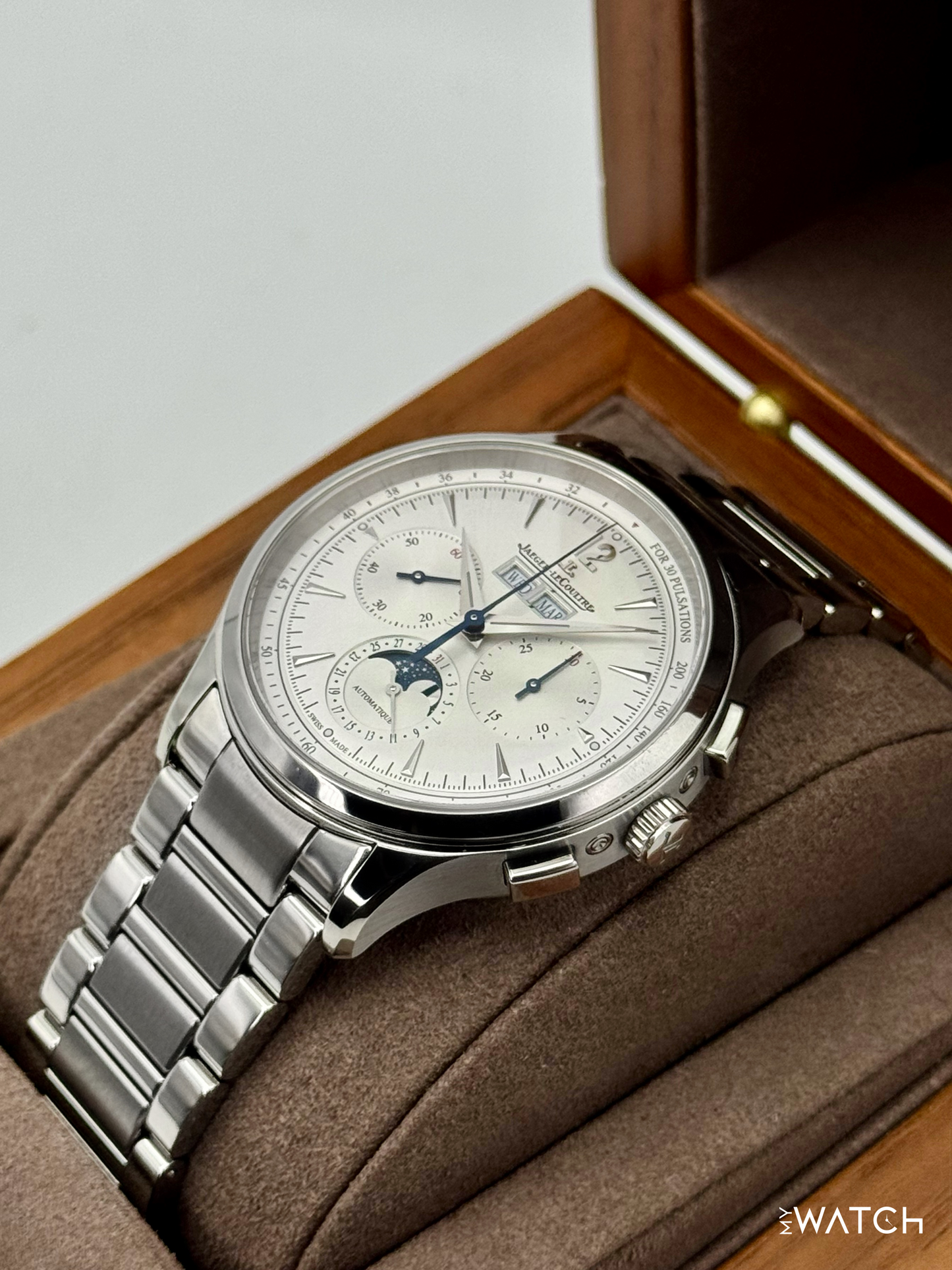 2025 Jaeger-LeCoultre Master Control 40mm Q413813J Stainless Steel White Dial - MyWatchLLC