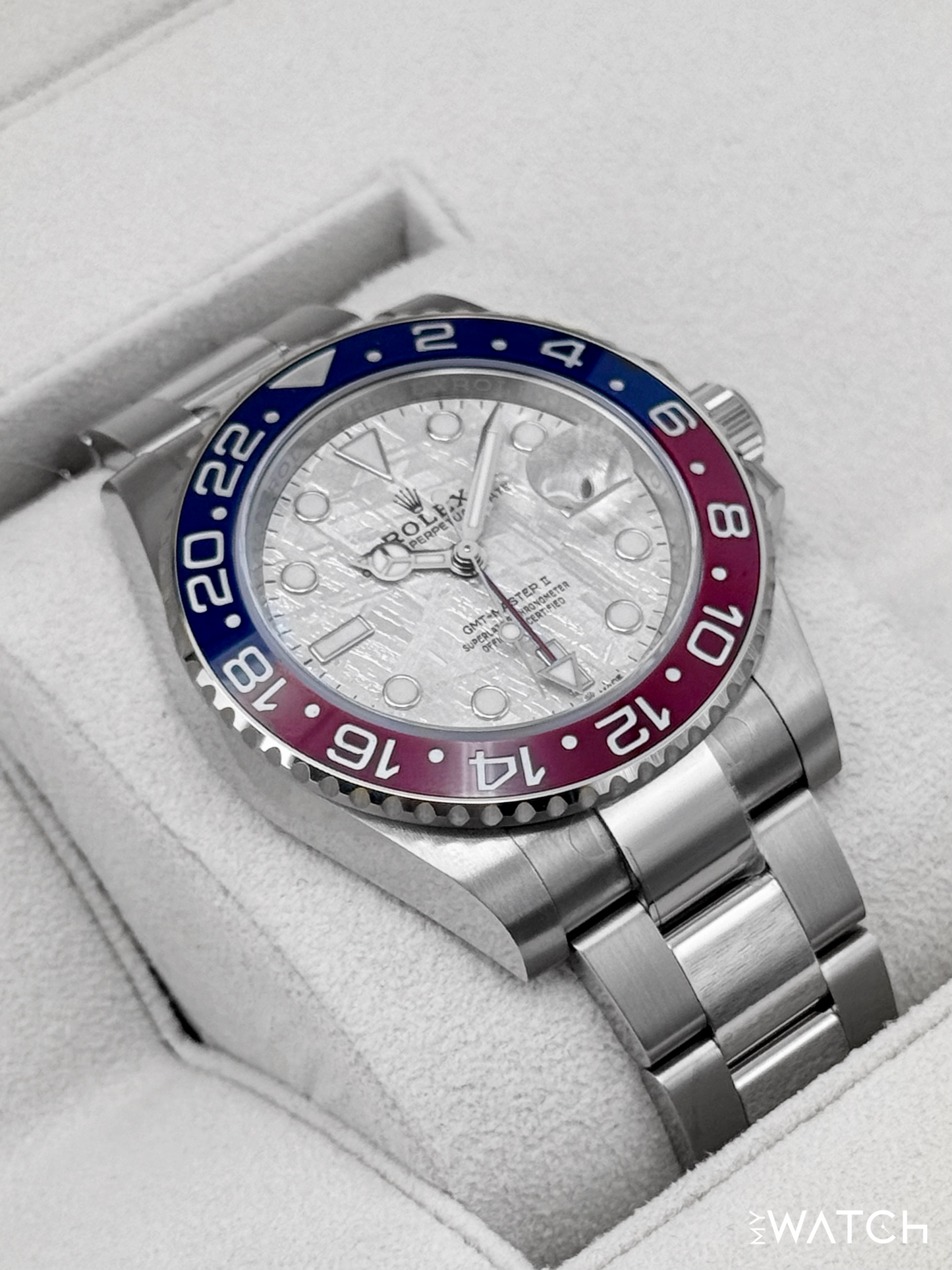 2023 Rolex GMT-Master II "Pepsi" 40mm 126719BLRO Meteorite Dial - MyWatchLLC