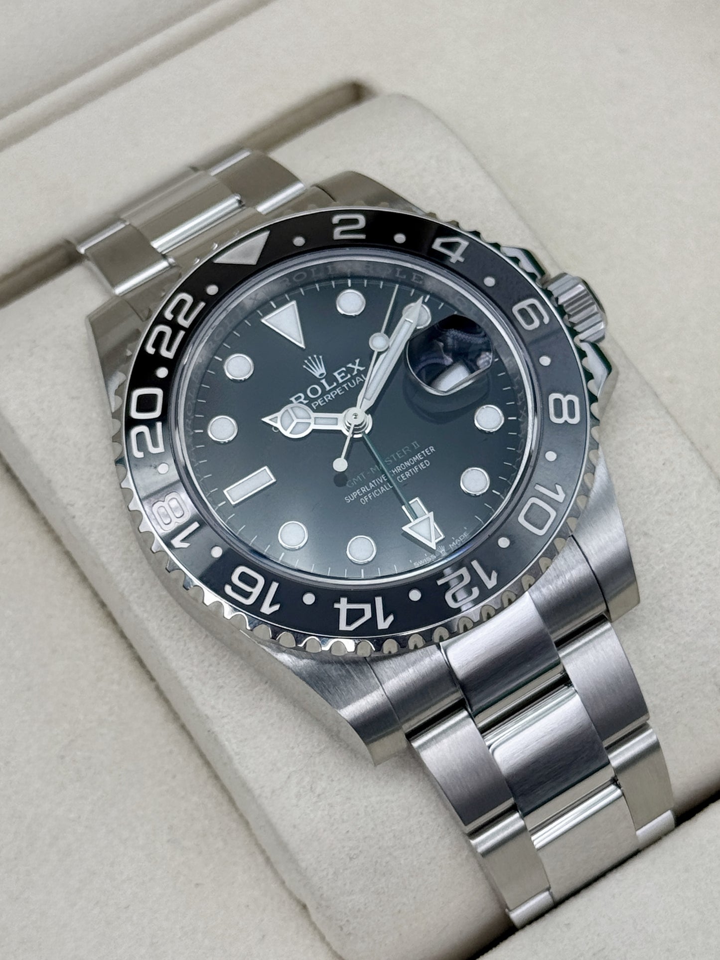 2025 Rolex GMT-Master II "Bruce Wayne" 40mm 126710GRNR Oyster
