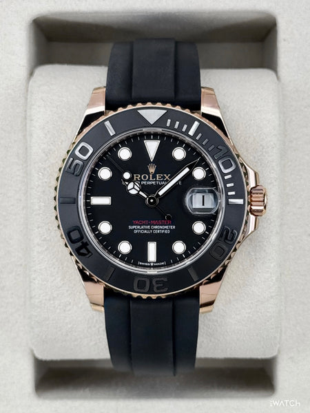 NEW 2026 Rolex Yacht-Master 37mm 268655 Rose Gold Black Dial (STICKERE