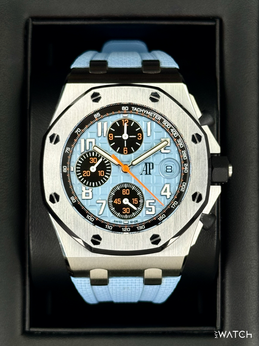 2023 Audemars Piguet Royal Oak Offshore Chrono 42mm 26238ST Blue Dial