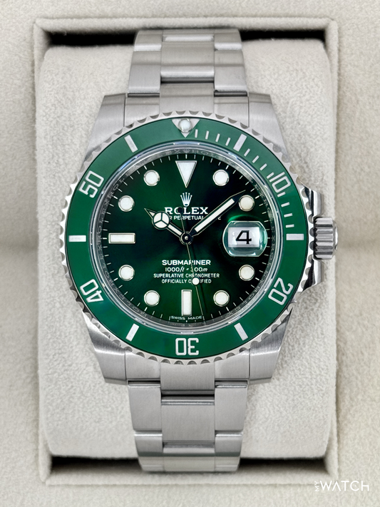 2020 Rolex Submariner “Hulk” 40mm 116610LV Green Dial (Green Card) - MyWatchLLC
