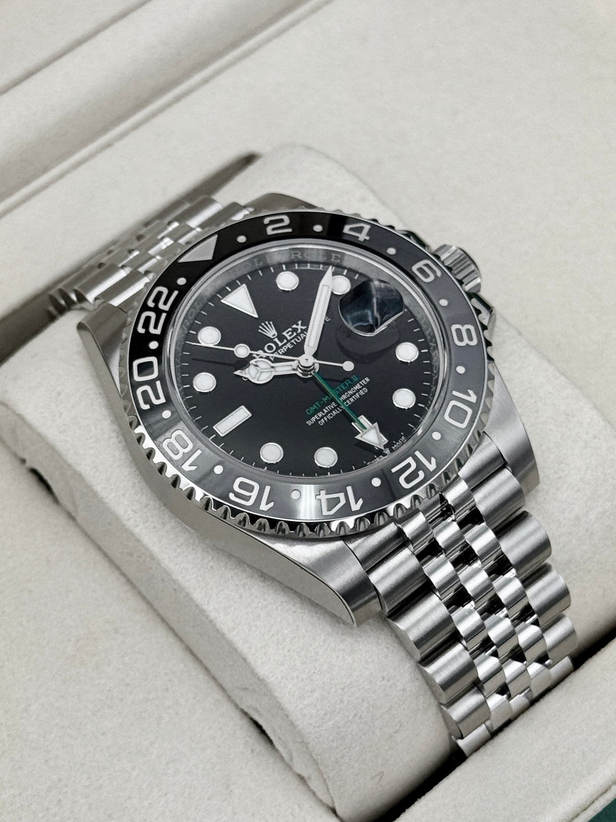 NEW 2026 Rolex GMT-Master II Bruce Wayne 40mm 126710GRNR Jubilee (NEW STYLE CARD)