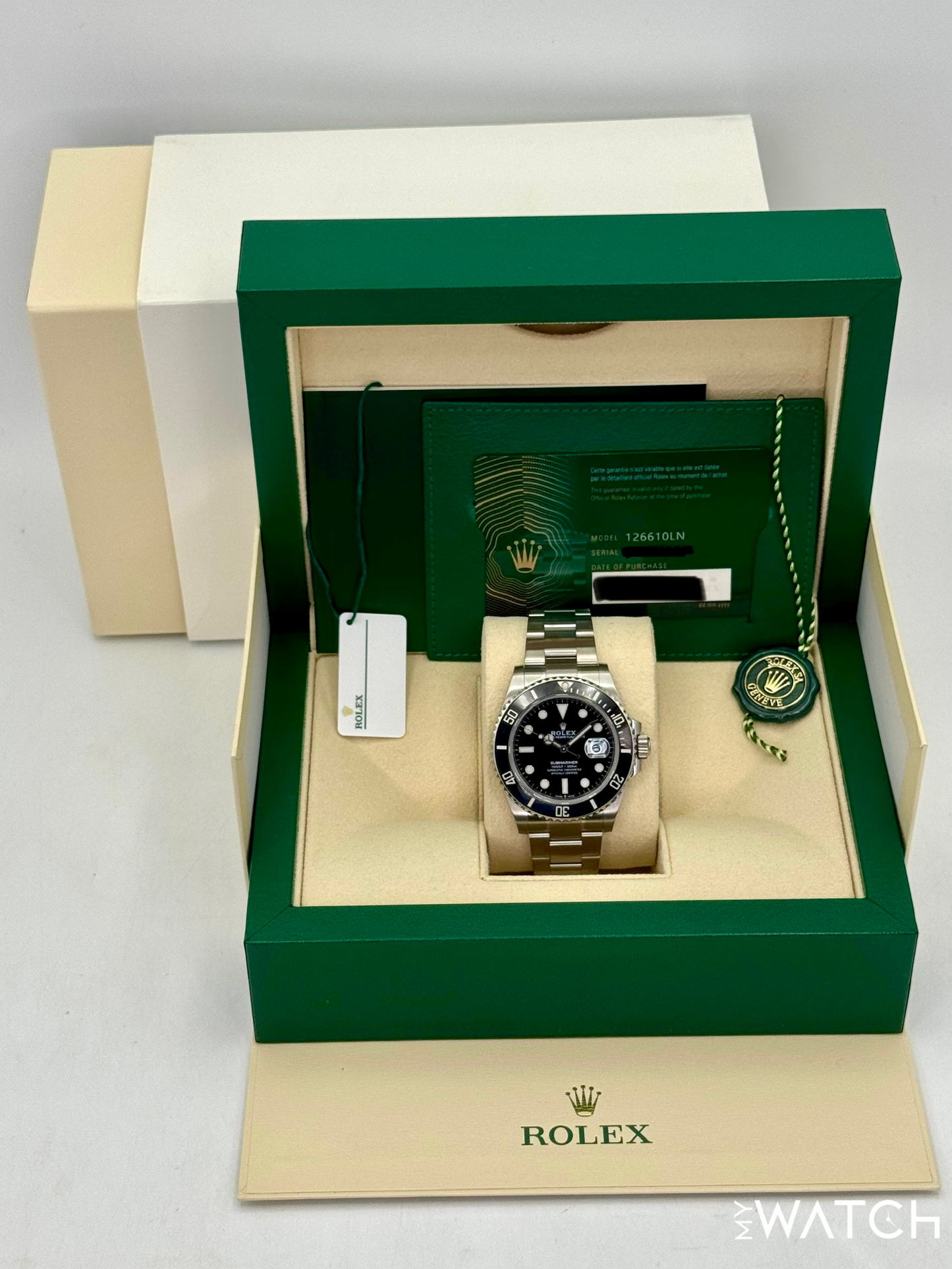 2022 Rolex Submariner 41mm 126610LN Stainless Steel Black Dial