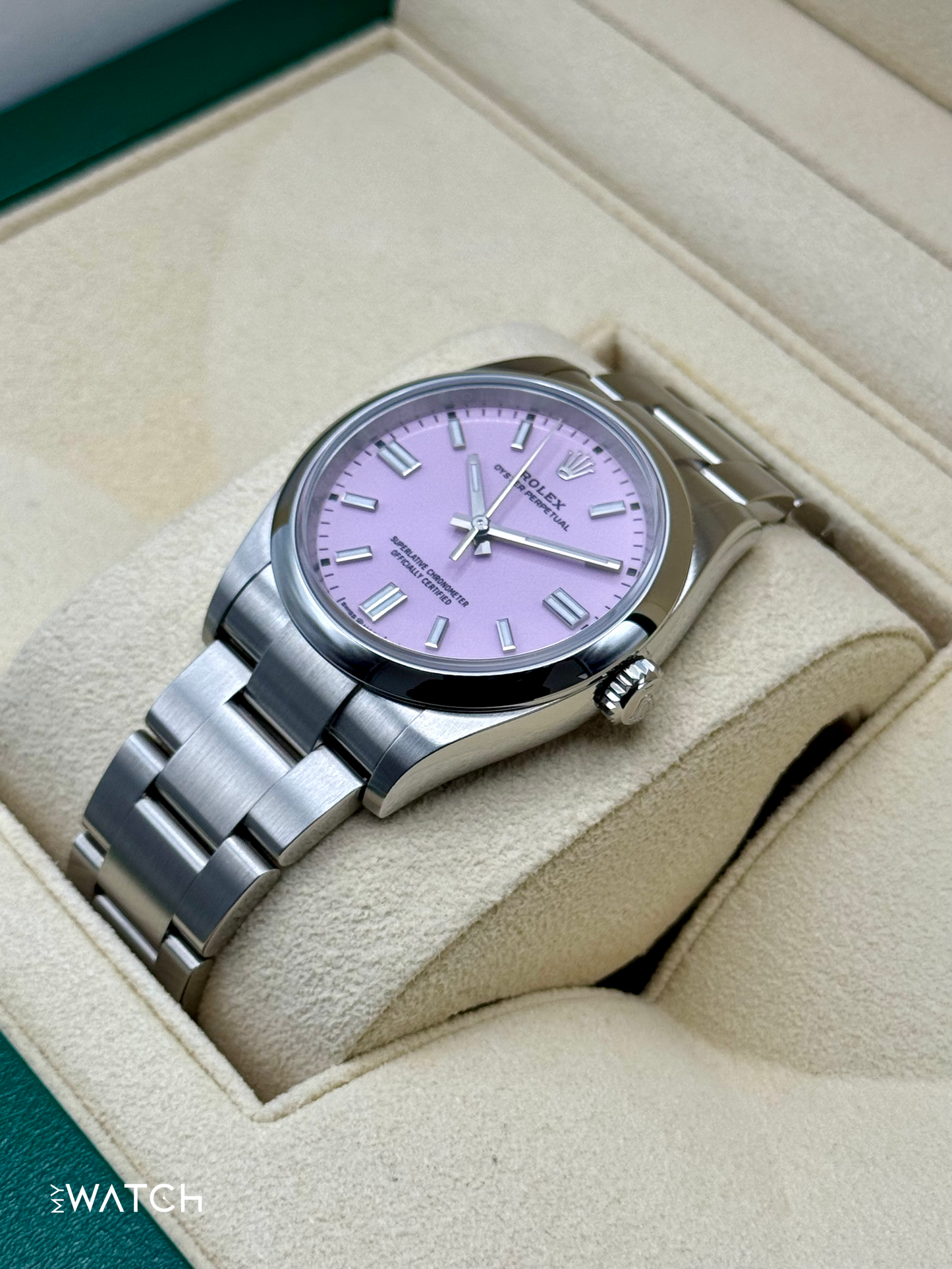 2024 Rolex Oyster Perpetual 36mm 126000 Candy Pink Dial