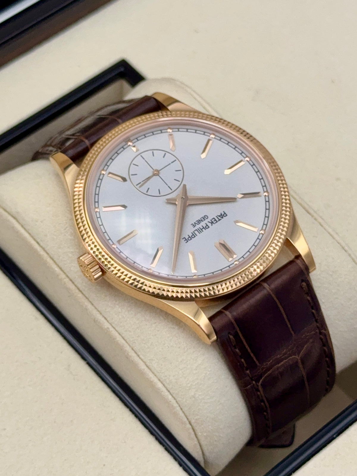 2025 Patek Philippe Calatrava 40mm 6119R Rose Gold White Dial