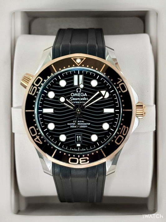NEW 2026 Omega Seamaster Diver 300M 42mm 210.22.42.20.01.002 Black Dial