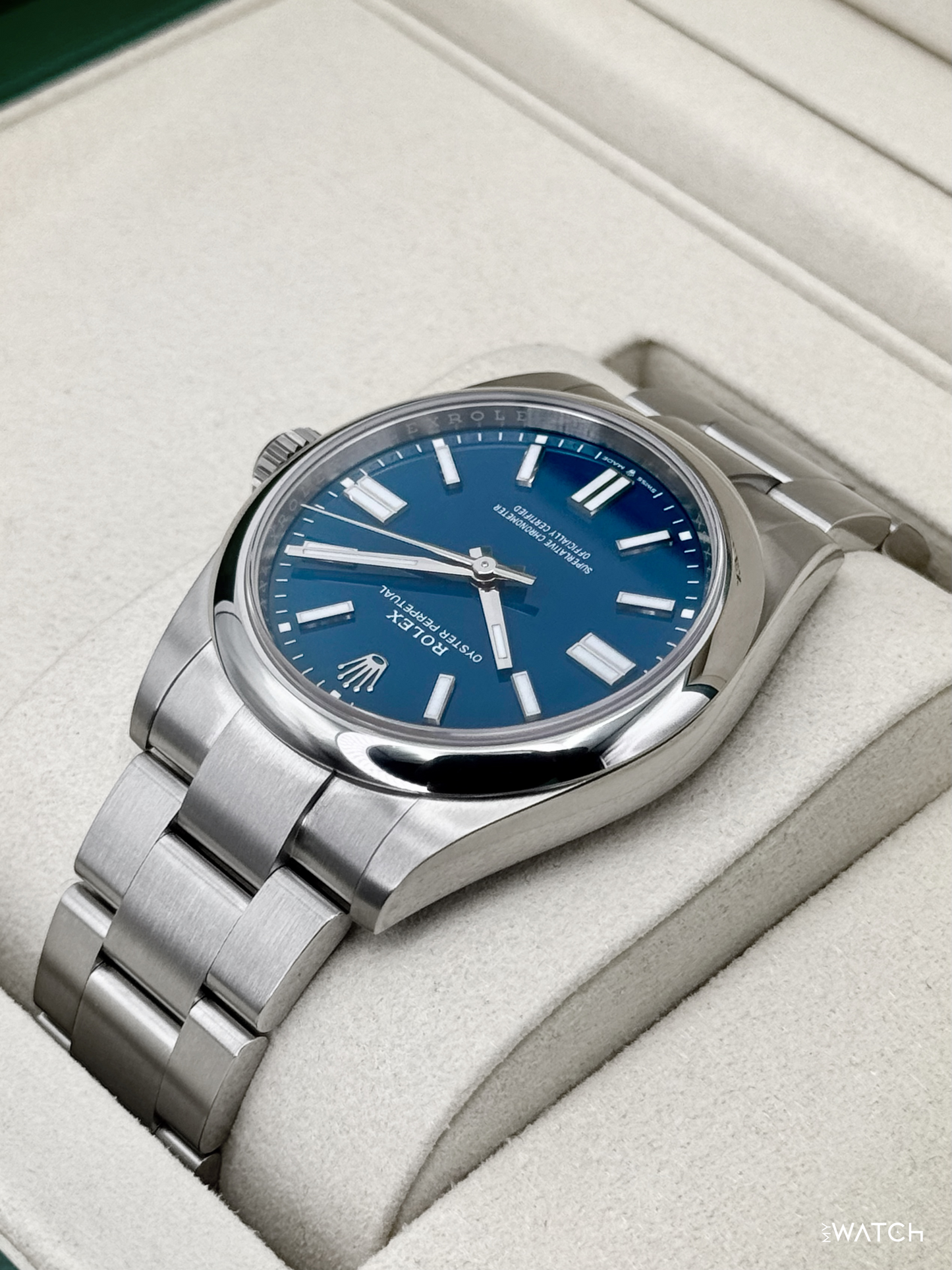 NEW 2026 Rolex Oyster Perpetual 41mm 134300 Med Blue Dial - MyWatchLLC