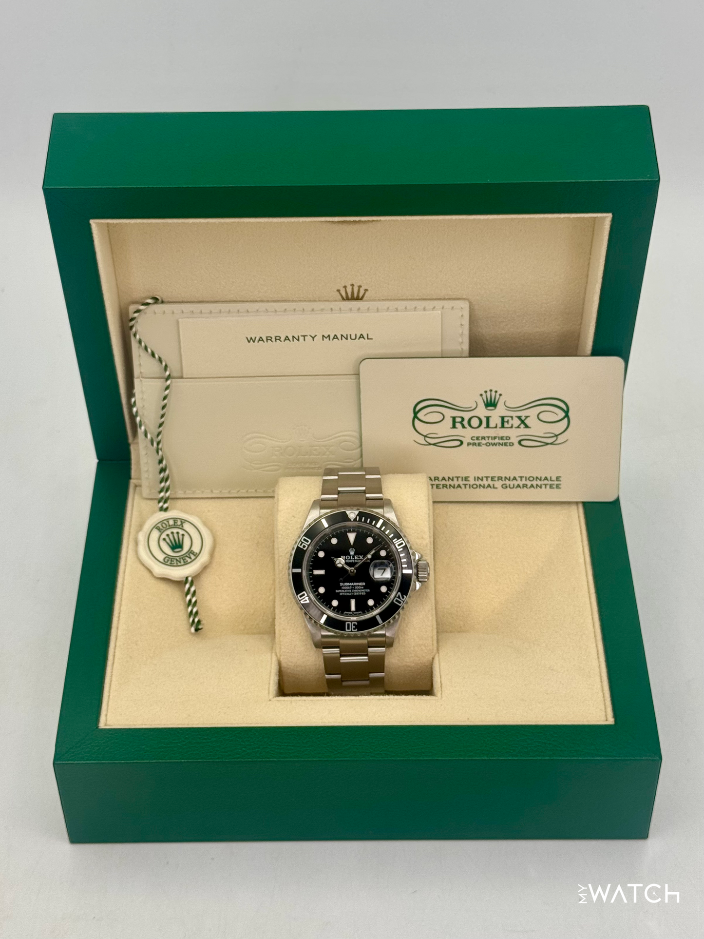 2023 CPO Rolex Submariner 40mm 16610 Stainless Steel Black Dial (CPO) - MyWatchLLC