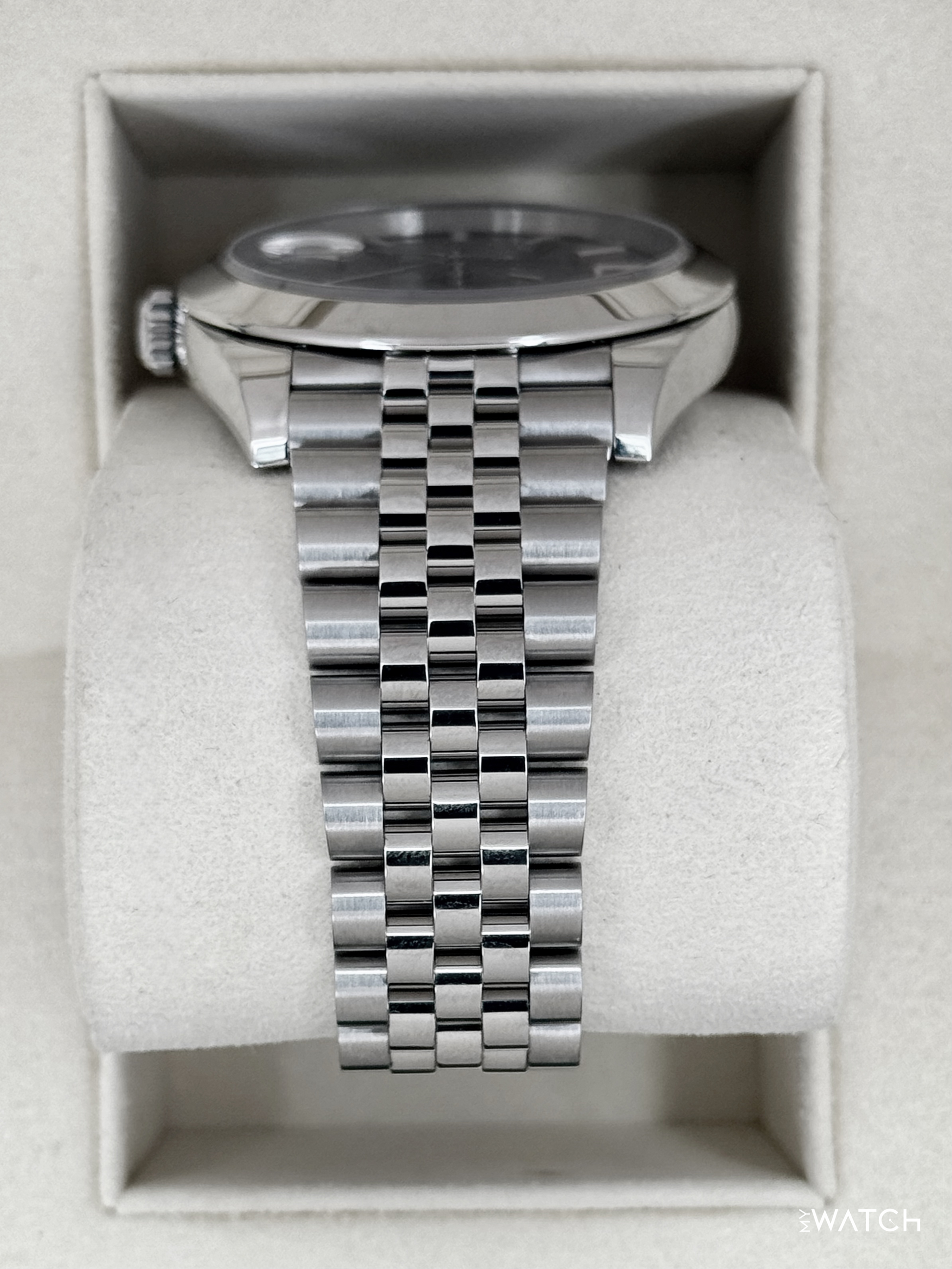 2024 Rolex Datejust 41mm 126300 Stainless Steel Jubilee Rhodium Dial - MyWatchLLC