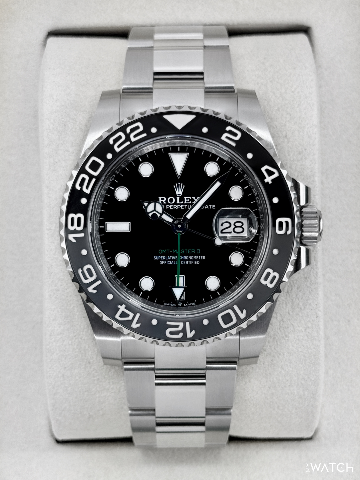 NEW 2026 Rolex GMT-Master II "Bruce Wayne" 40mm 126710GRNR Oyster - MyWatchLLC