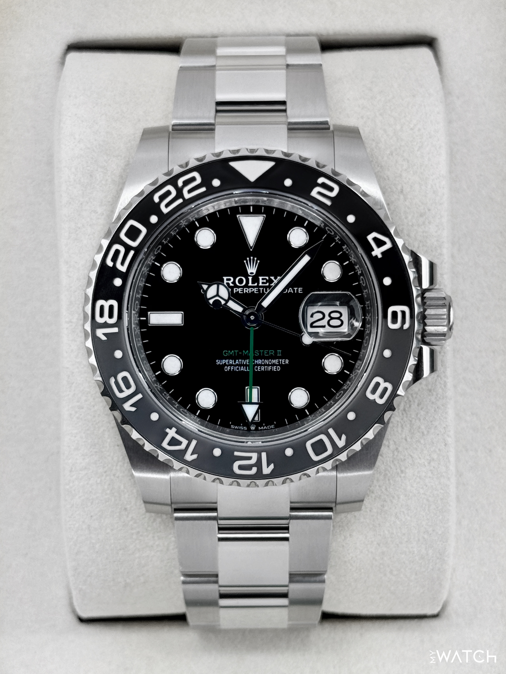 NEW 2026 Rolex GMT-Master II "Bruce Wayne" 40mm 126710GRNR Oyster - MyWatchLLC