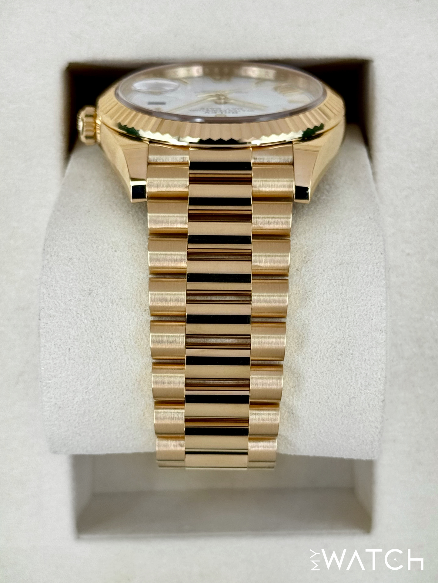 NEW 2025 Rolex Day-Date 40mm 228238 Presidential White Dial - MyWatchLLC
