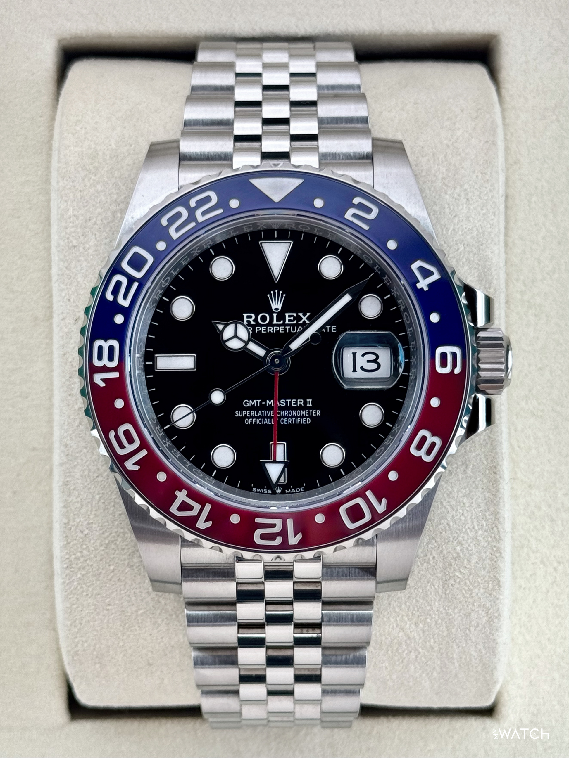 NEW 2025 Rolex GMT-Master II "Pepsi" 40mm 126710BLRO Jubilee - MyWatchLLC