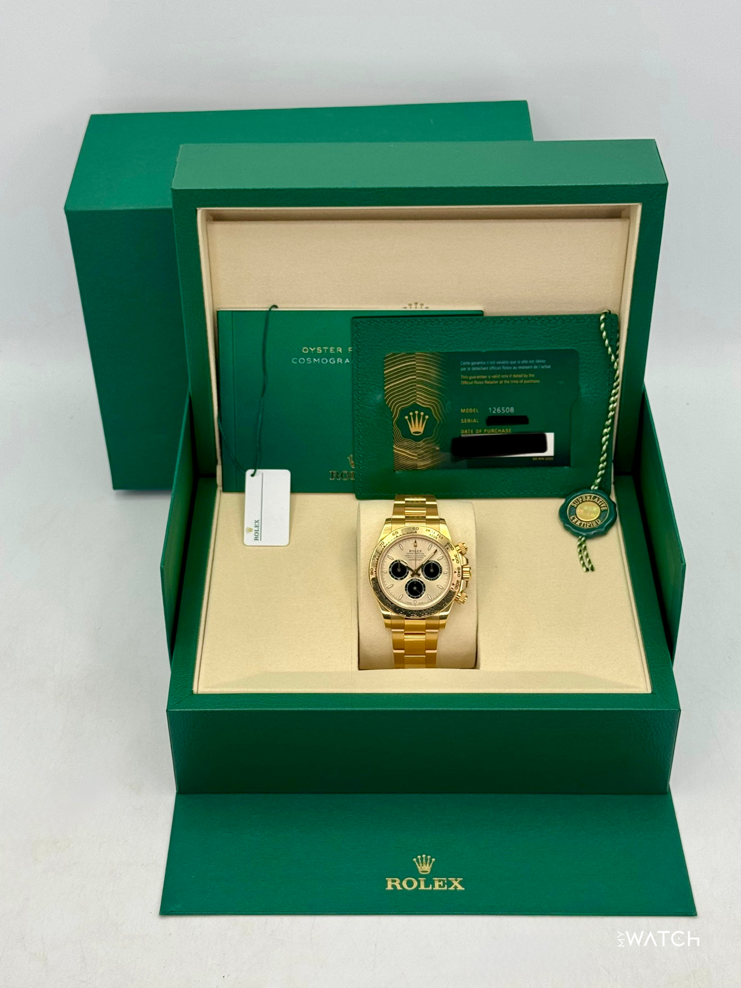 2025 Rolex Daytona 40mm 126508 18K Yellow Gold Champagne "Pikachu" Dial - MyWatchLLC