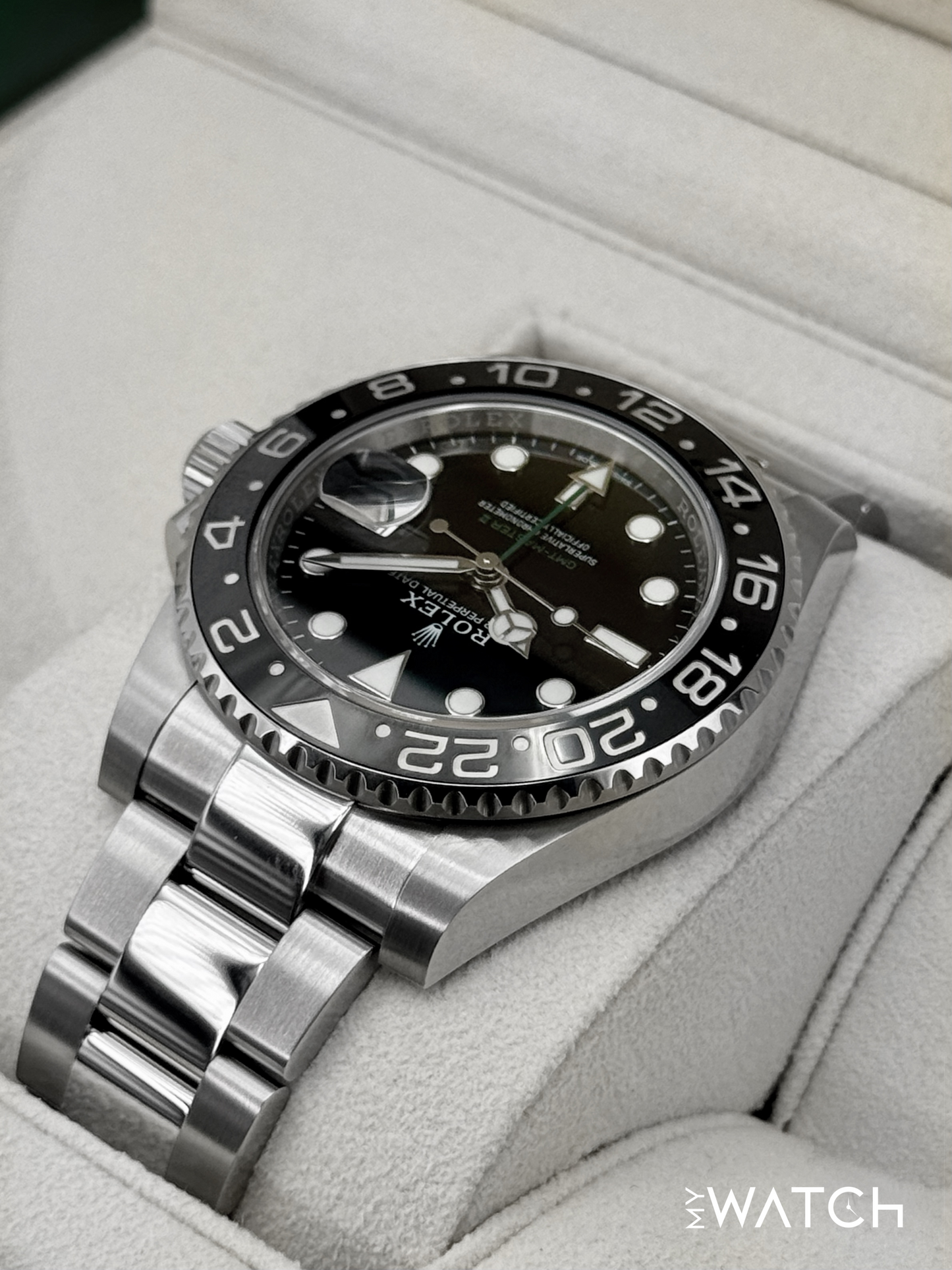 2019 Rolex GMT-Master II 40mm 116710LN Stainless Steel Black Dial