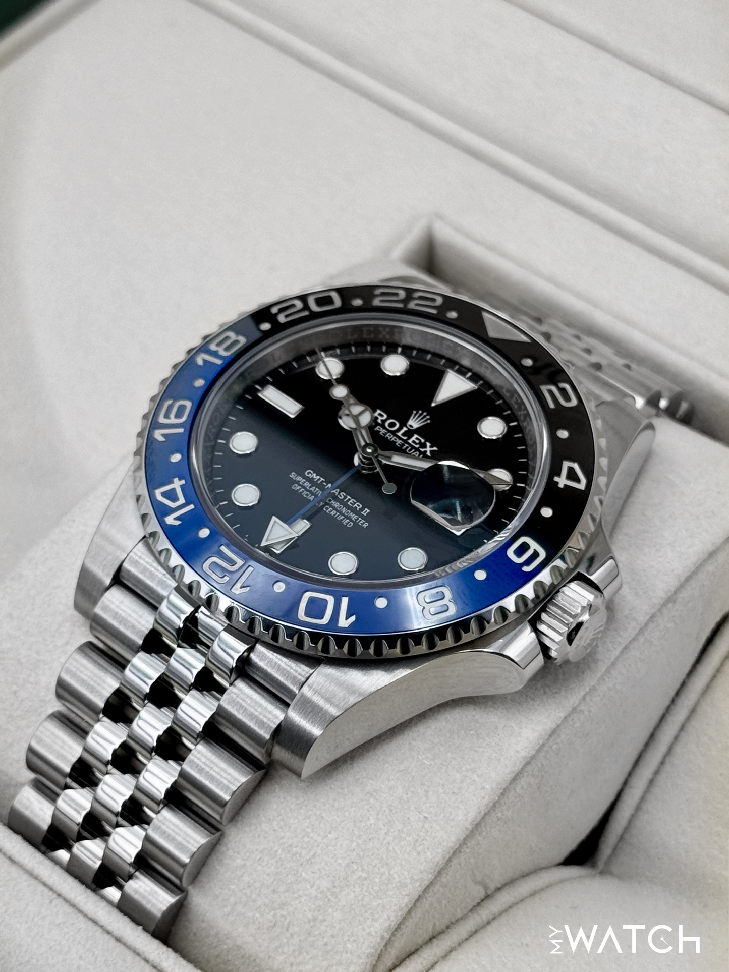2022 Rolex GMT-Master II "Batgirl" 40mm 126710BLNR Jubilee