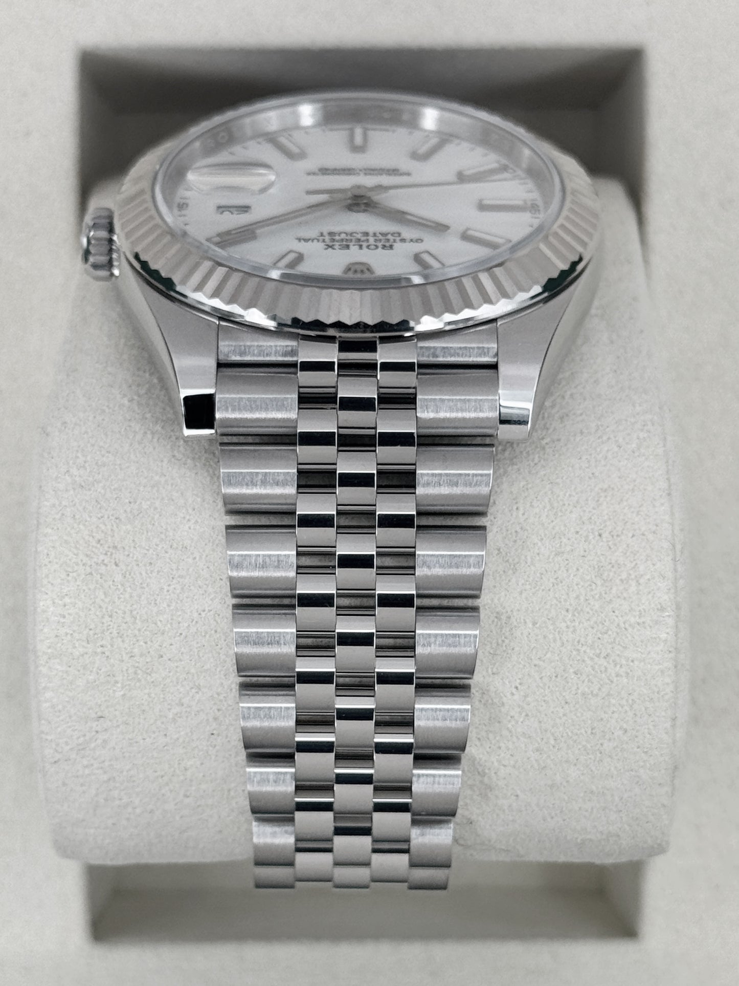 2025 Rolex Datejust 41mm 126334 Stainless Steel Jubilee White Dial