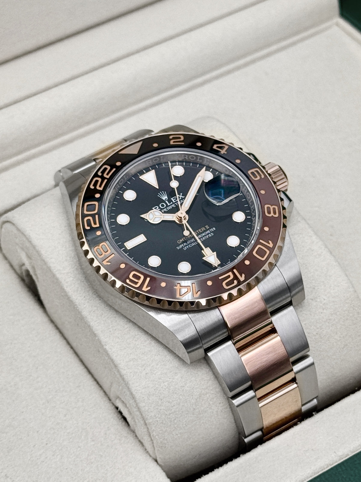 2025 Rolex GMT-Master II Rootbeer 40mm 126711CHNR Two-Tone