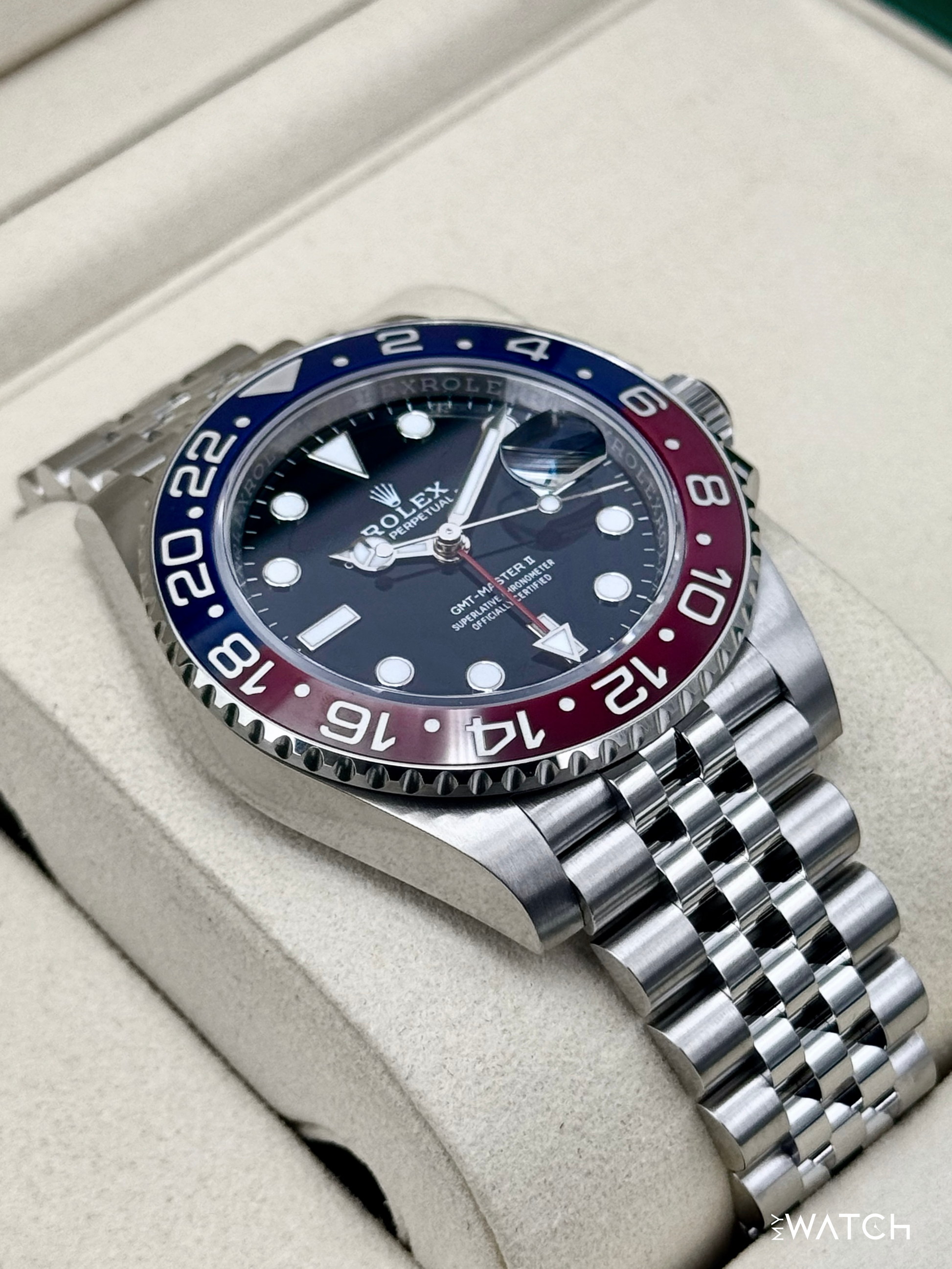 NEW 2025 Rolex GMT-Master II "Pepsi" 40mm 126710BLRO Jubilee - MyWatchLLC