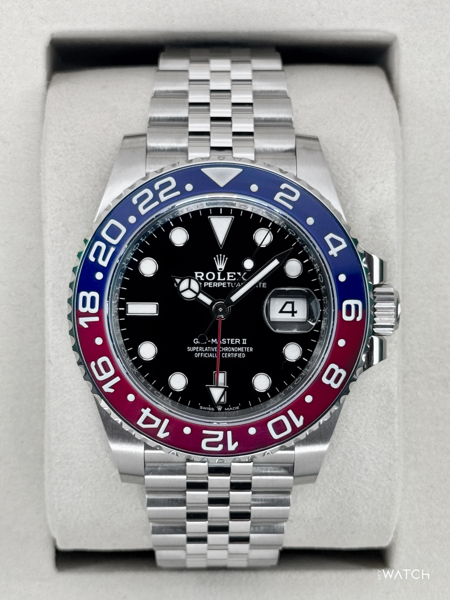 NEW 2026 Rolex GMT-Master II "Pepsi" 40mm 126710BLRO Jubilee (STICKERED) - MyWatchLLC