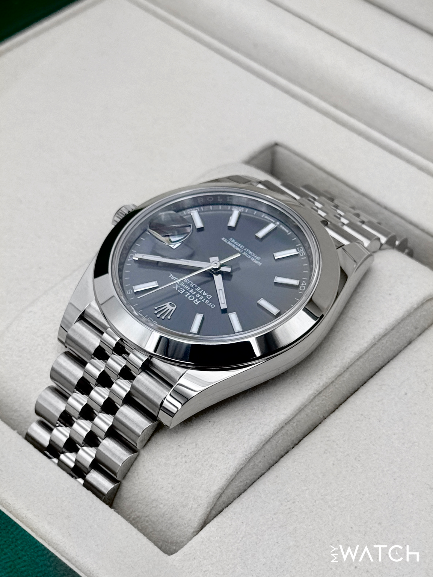 NEW 2025 Rolex Datejust 41mm 126300 Stainless Steel Jubilee Rhodium Dial