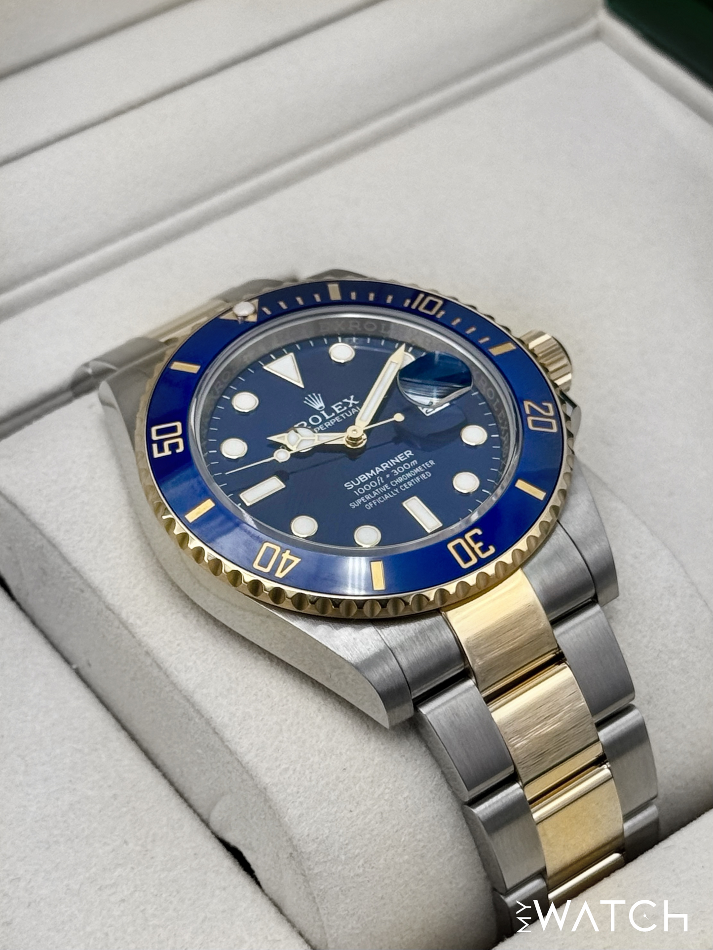2025 Rolex Submariner "Bluesy" 41mm 126613LB Two-Tone Blue Dial