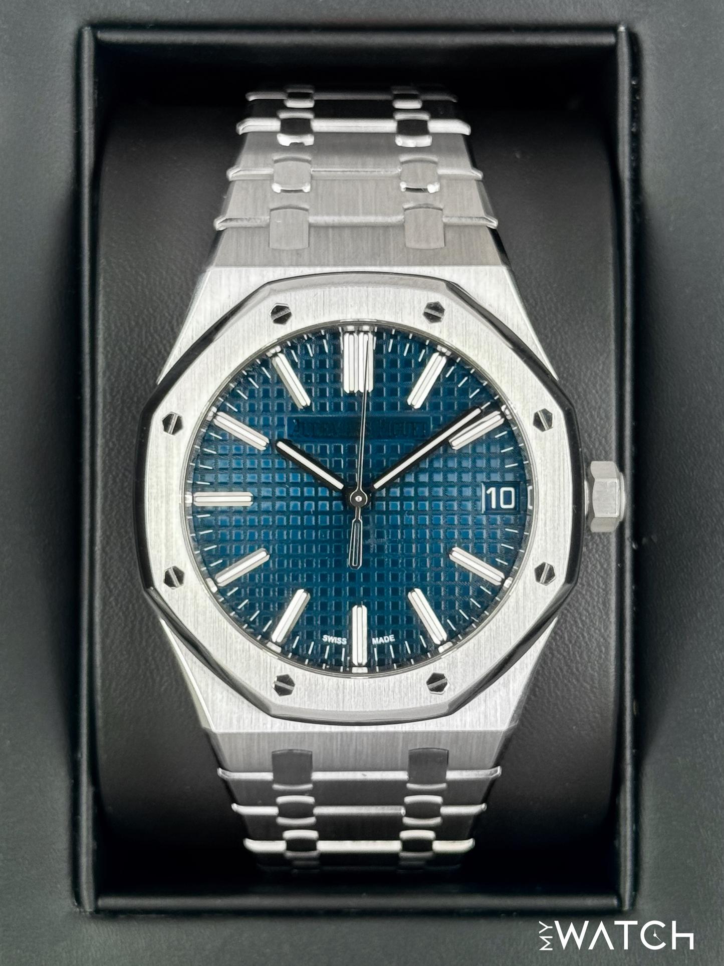2023 Audemars Piguet  Royal Oak  41mm 15510ST Stainless Steel Blue Dial