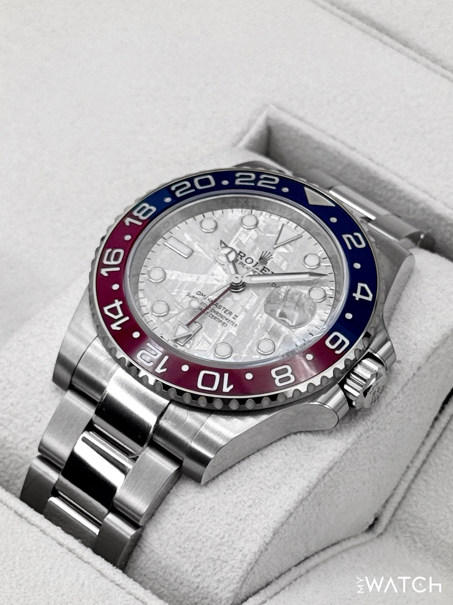 2023 Rolex GMT-Master II "Pepsi" 40mm 126719BLRO Meteorite Dial - MyWatchLLC