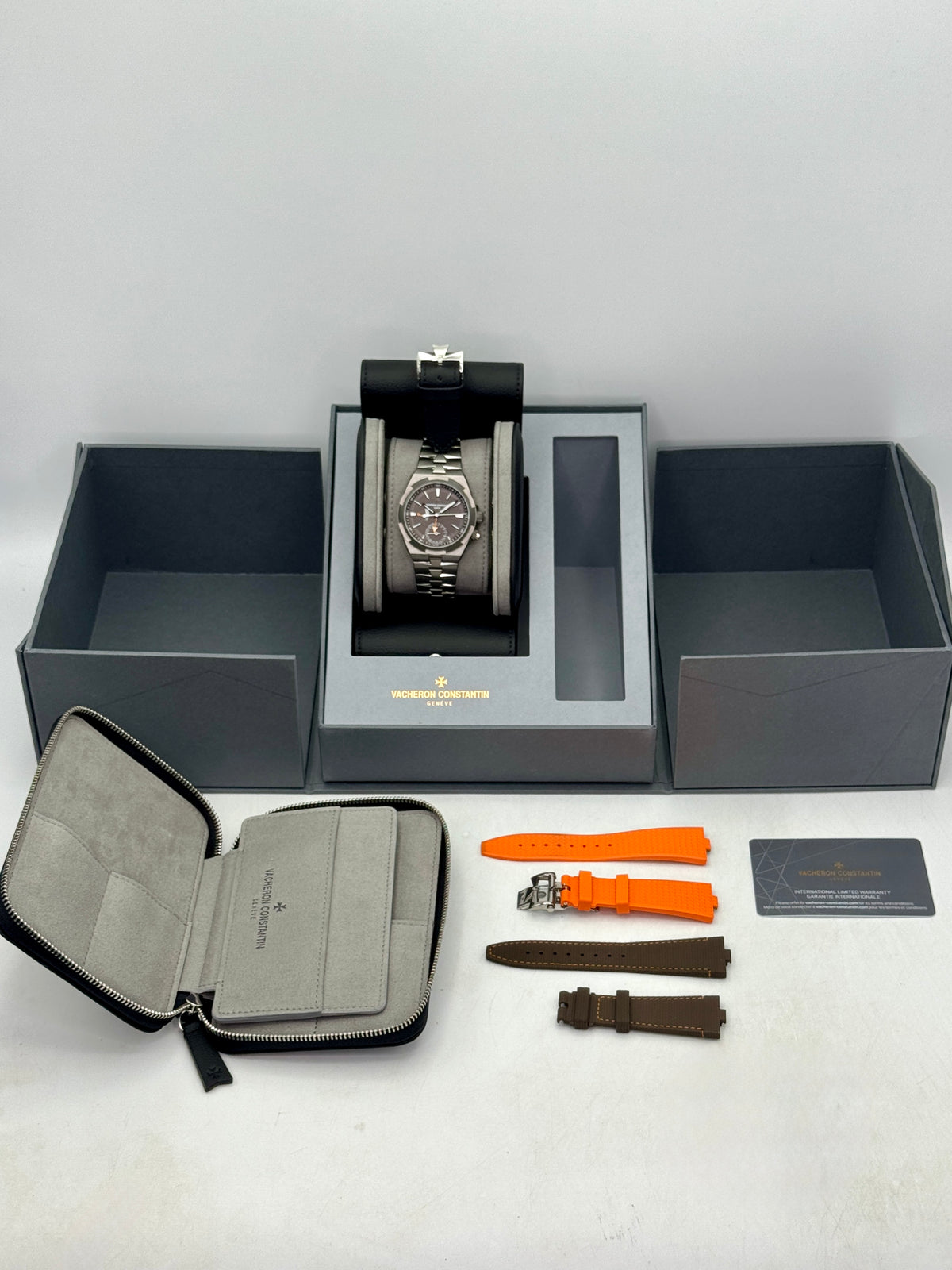 NEW 2026 Vacheron Constantin Overseas Dual Time 41mm 7930V Titanium Brown Dial - MyWatchLLC