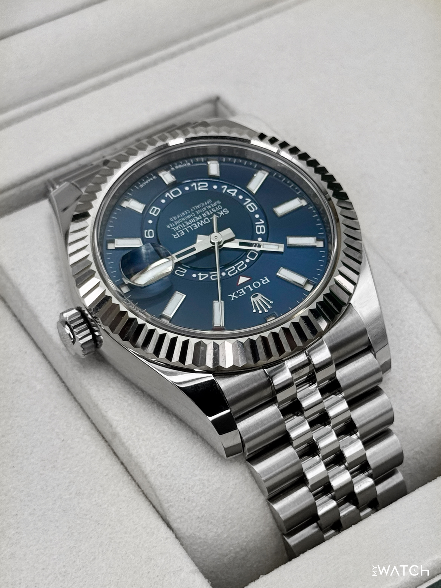 2025 Rolex Sky-Dweller 42mm 336934 Jubilee Blue Dial