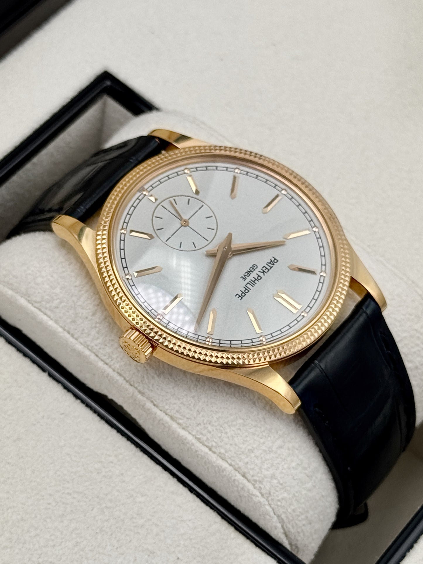 2023 Patek Philippe Calatrava 40mm 6119R Rose Gold White Dial