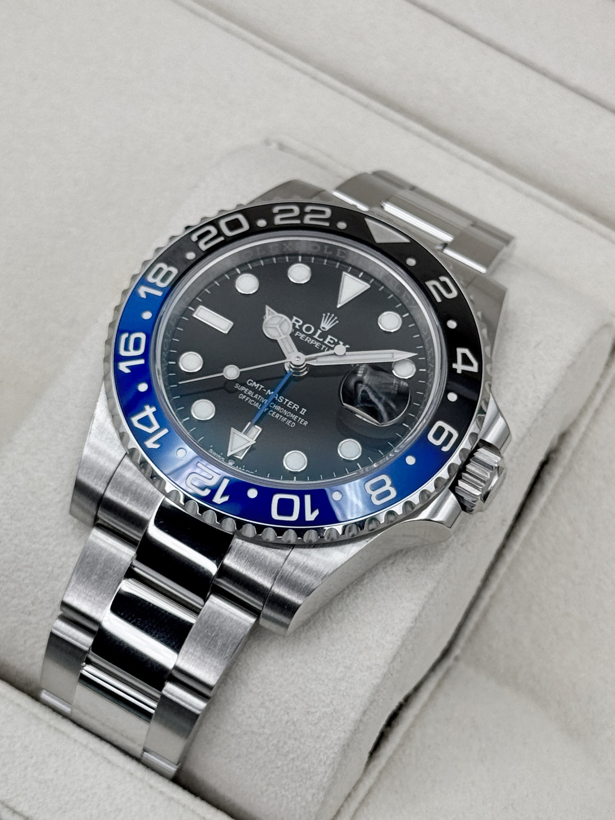 2022 Rolex GMT-Master II Batman 40mm 126710BLNR Oyster