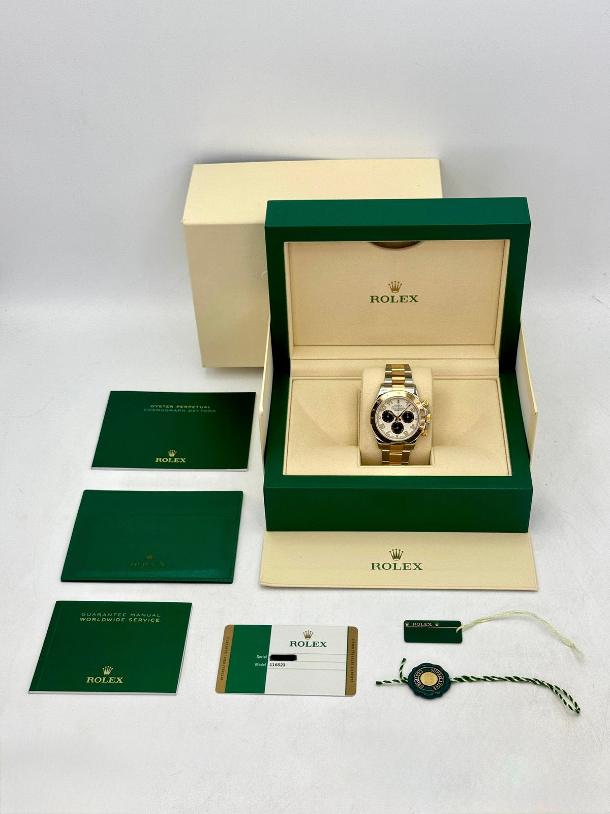 2016 Rolex Daytona 40mm 116523 Two-Tone White Arabic Racing Dial - MyWatchLLC