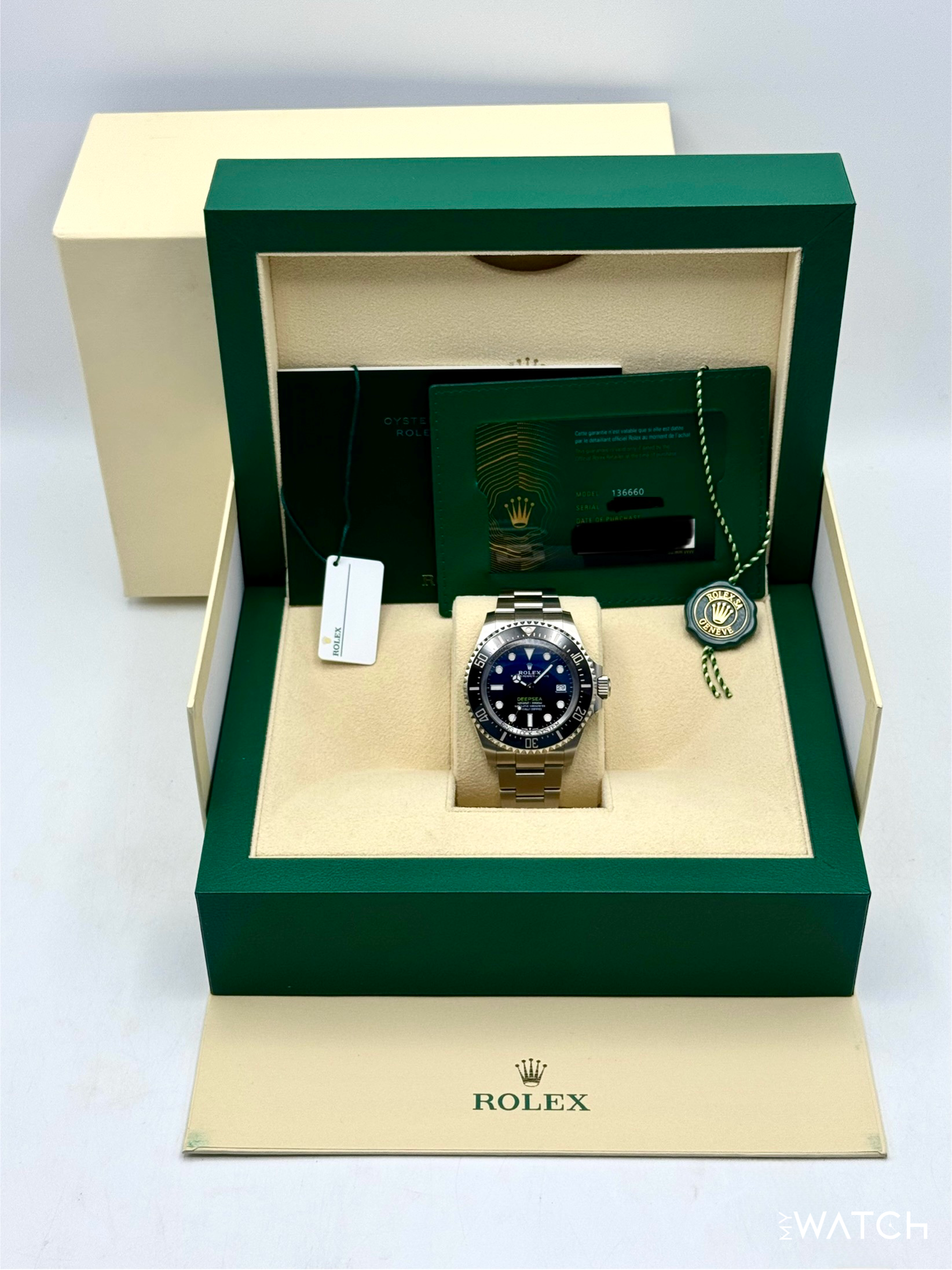 2024 Rolex Deepsea "James Cameron" 44mm 136660 Blue Dial - MyWatchLLC