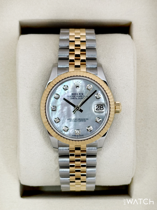 NEW 2025 Rolex Datejust 31mm 278273 Jubilee MOP Diamond Dial
