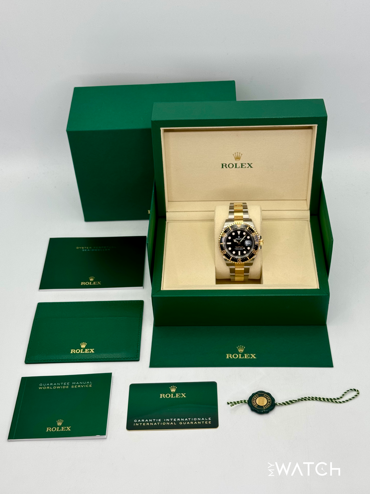 2025 Rolex Sea-Dweller 43mm 126603 Two-Tone Black Dial