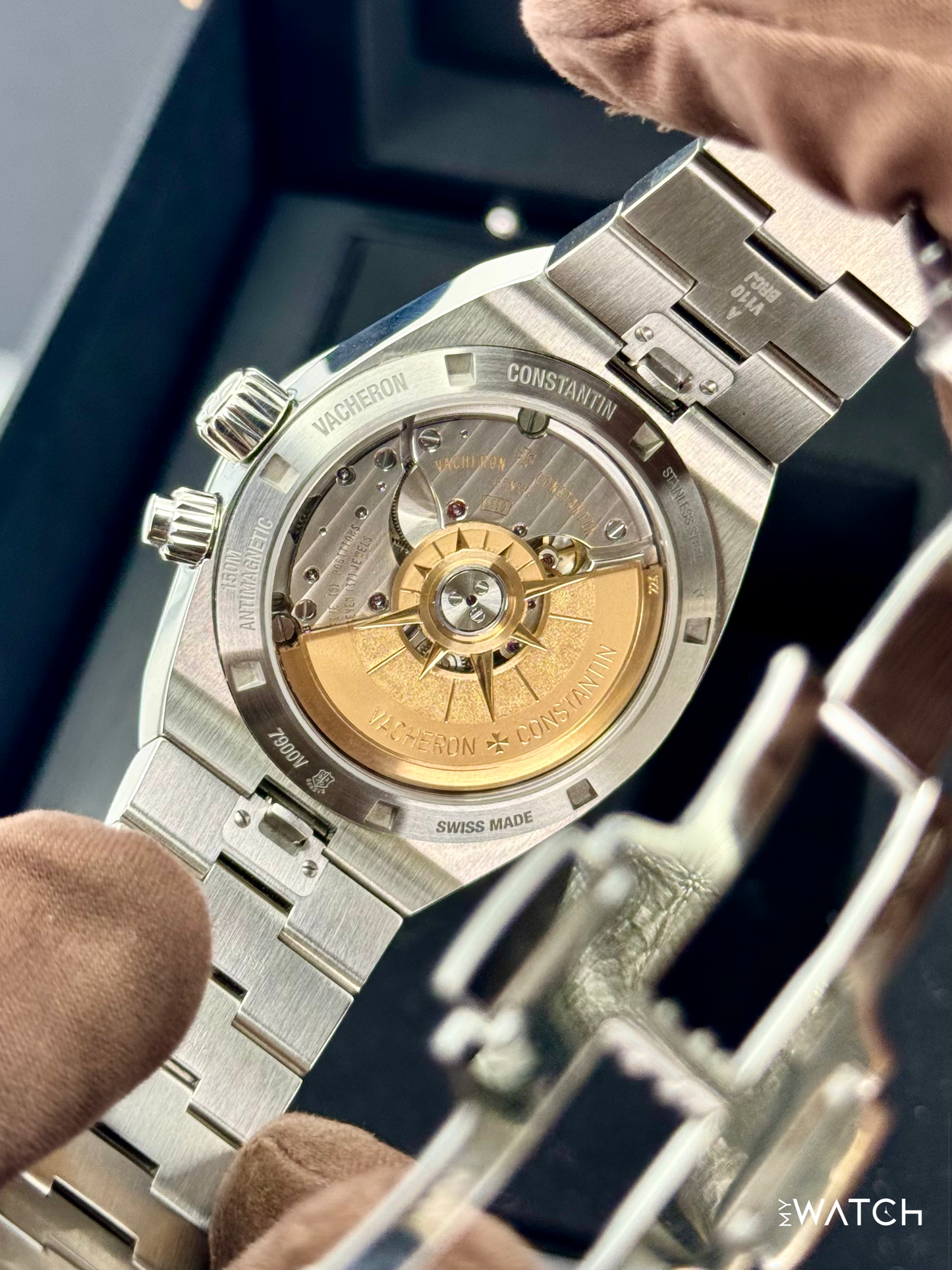 2023 Vacheron Constantin Overseas Dual Time 41mm 7900V Blue Dial - MyWatchLLC