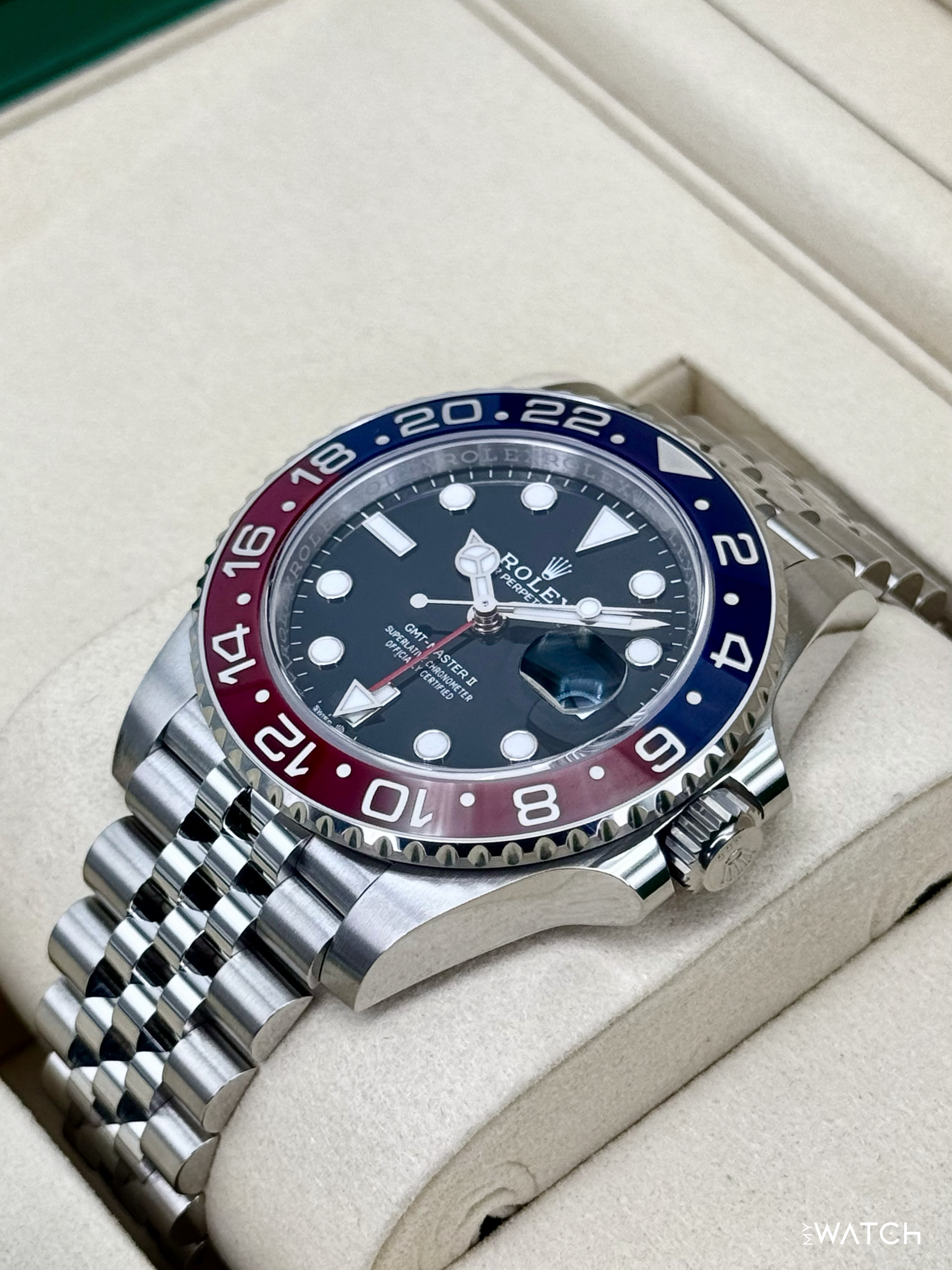NEW 2025 Rolex GMT-Master II "Pepsi" 40mm 126710BLRO Jubilee - MyWatchLLC