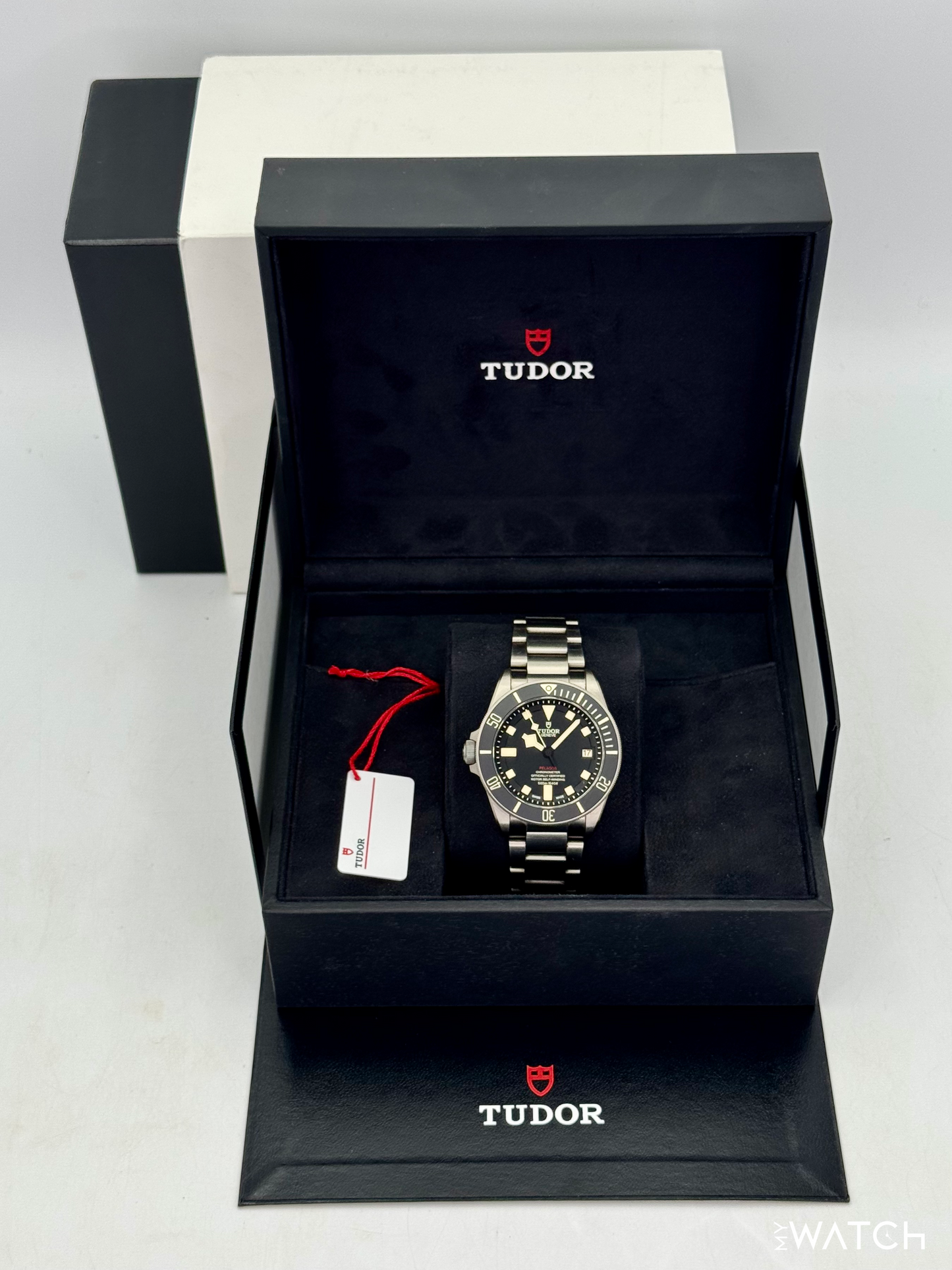 Tudor Pelagos LHD 42mm 25610TNL Titanium Black Dial - MyWatchLLC