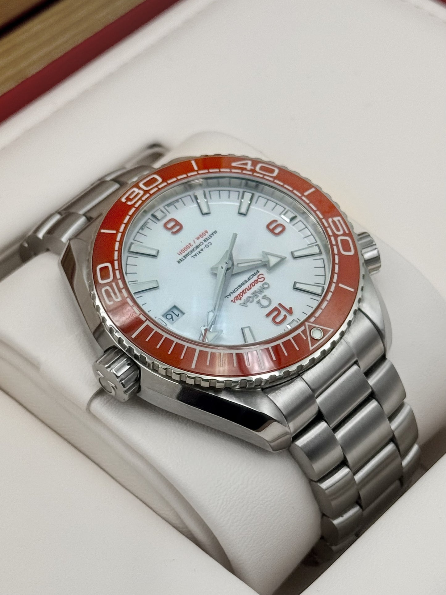 2023 Omega Seamaster Planet Ocean 43.5mm 215.30.44.21.04.001 White Dial