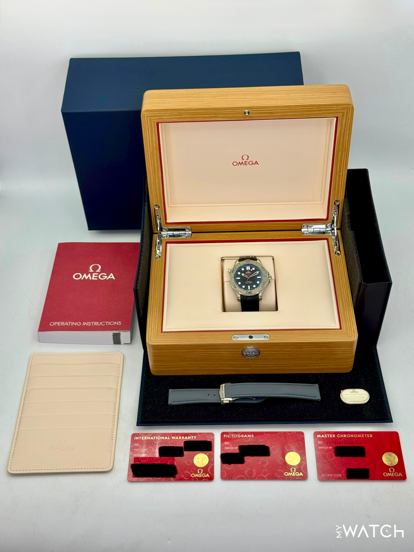 2025 Omega Seamaster Master Chronometer 42mm 210.32.42.20.01.002 Black Dial - MyWatchLLC