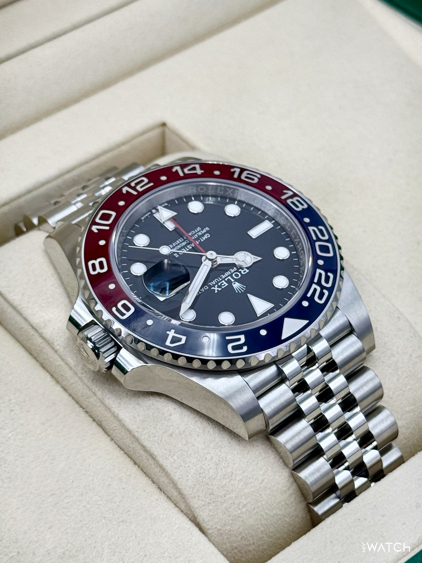 NEW 2026 Rolex GMT-Master II "Pepsi" 40mm 126710BLRO Jubilee - MyWatchLLC