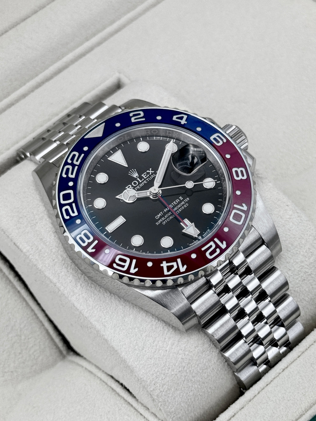 2022 Rolex GMT-Master II Pepsi 40mm 126710BLRO Jubilee