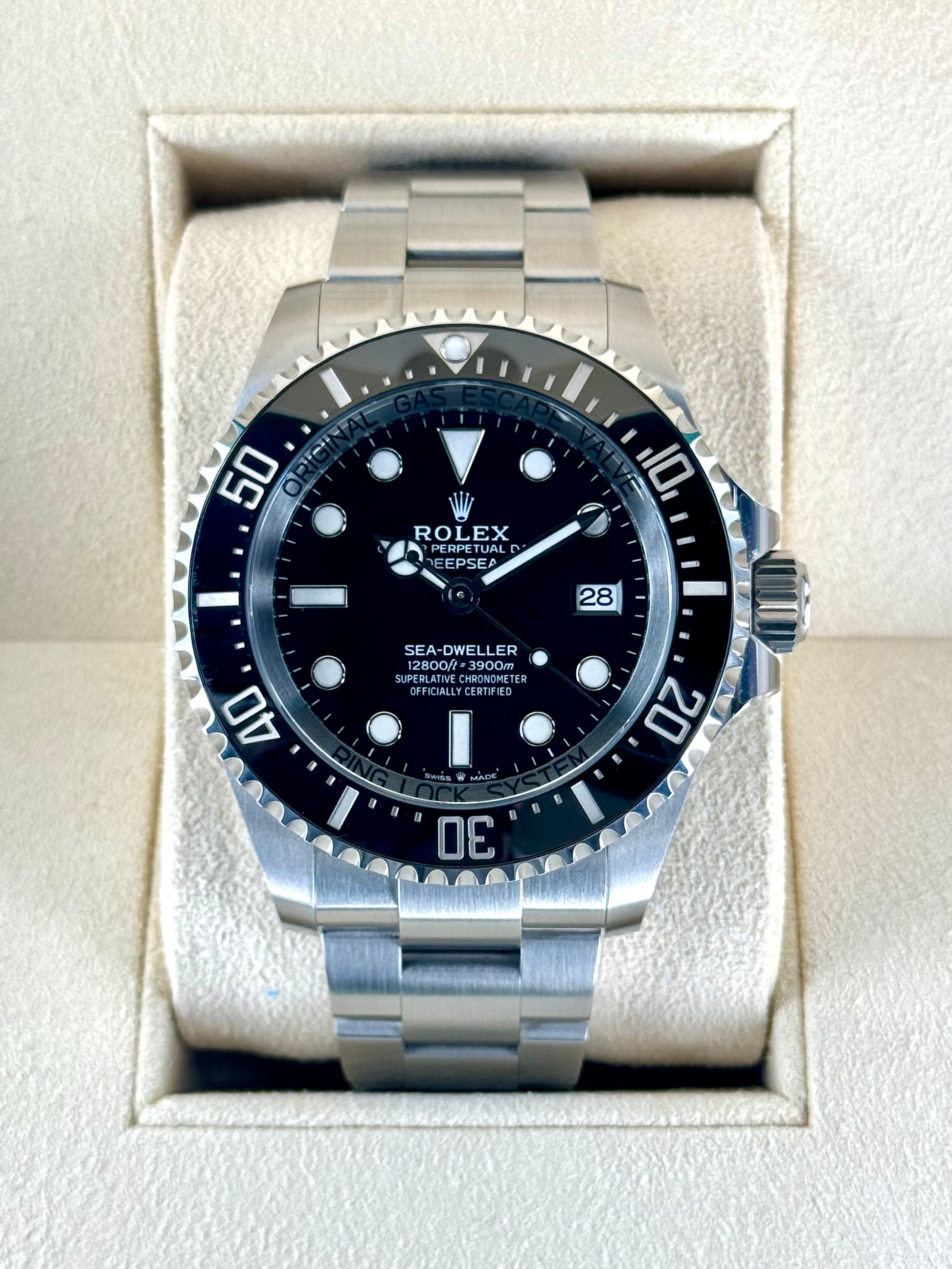 2024 Rolex Deepsea 44mm 136660 Stainless Steel Black Dial - MyWatchLLC