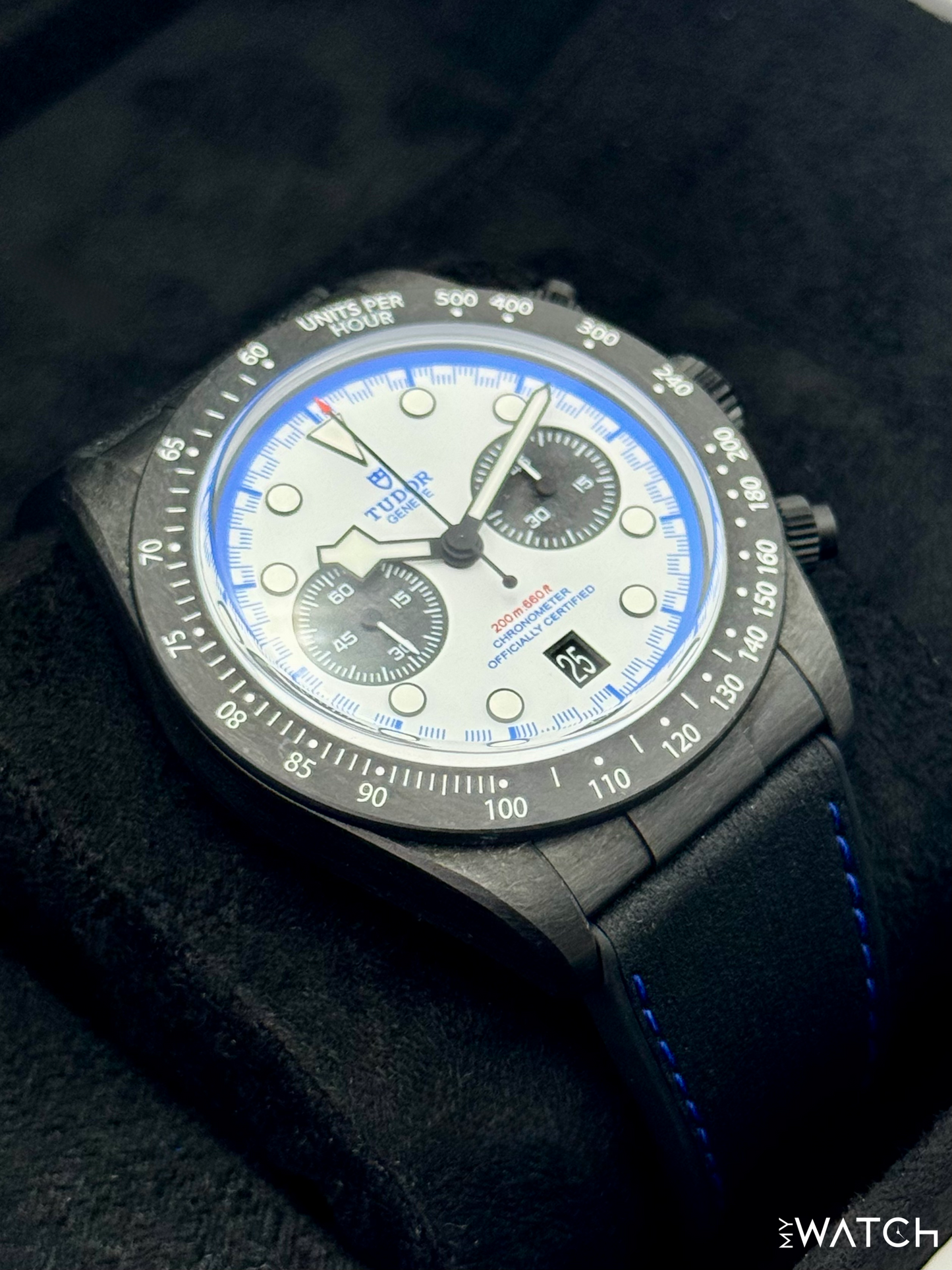 NEW 2025 Tudor Black Bay 25 42mm 79377KN Black Carbon White Dial