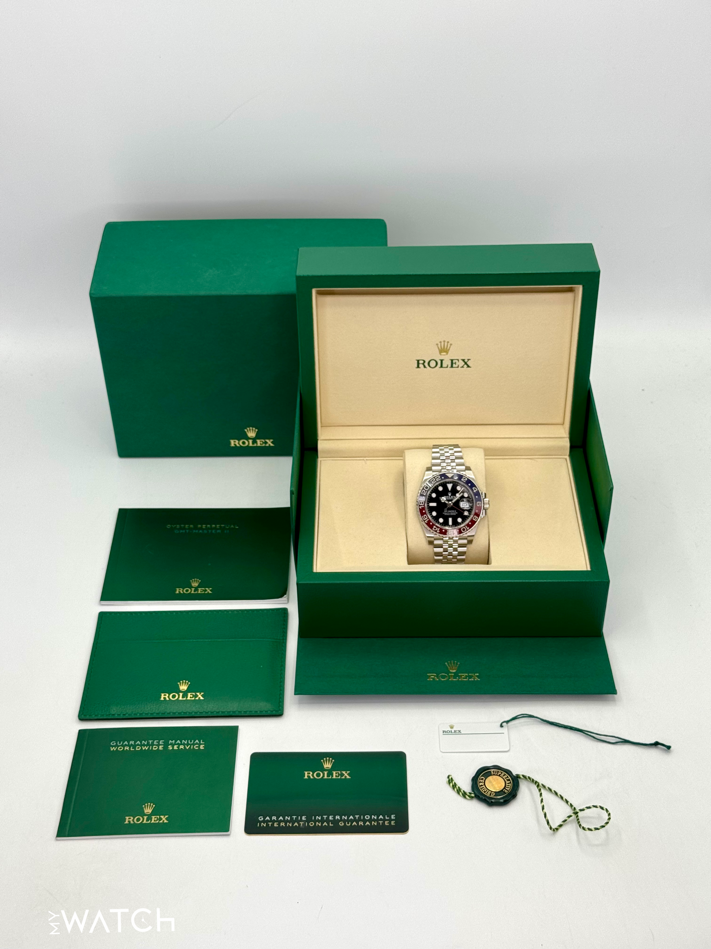 2025 Rolex GMT-Master II "Pepsi" 40mm 126710BLRO Jubilee - MyWatchLLC