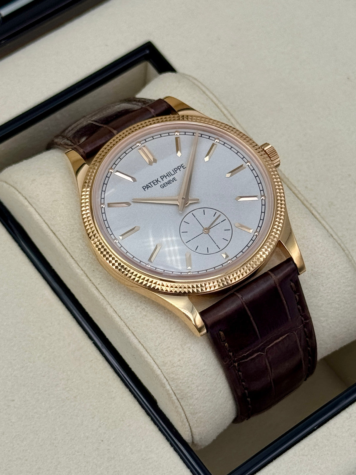 2025 Patek Philippe Calatrava 40mm 6119R Rose Gold White Dial