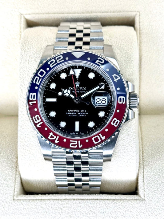 NEW 2024 Rolex GMT-Master II "Pepsi" 40mm 126710BLRO Jubilee